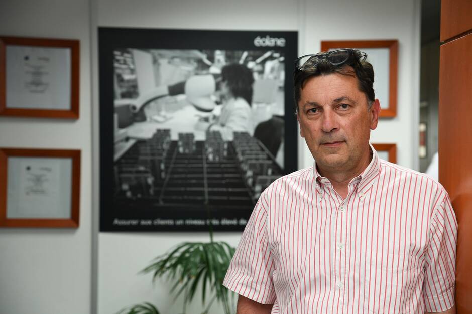 Photo d'Henri JUIN, PDG du groupe éolane