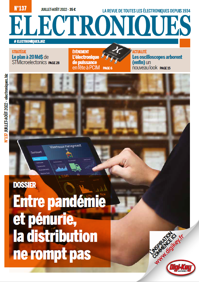 Couverture du Magazine ElectroniqueS daté Juillet Août 2022