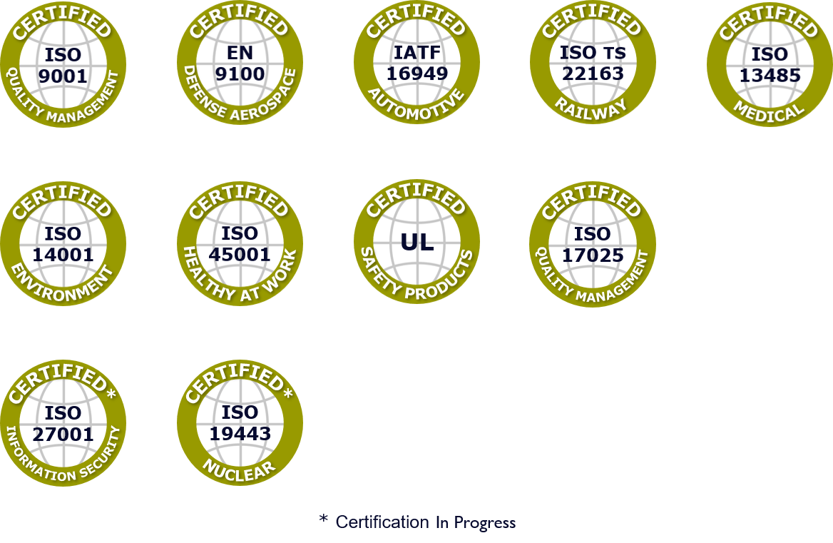 Liste de toutes les certifications éolane