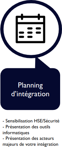 Planning d'intégration