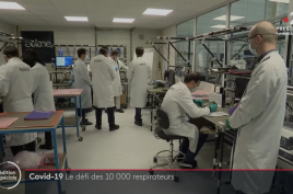 50 jours pour 10000 respirateurs, France 2